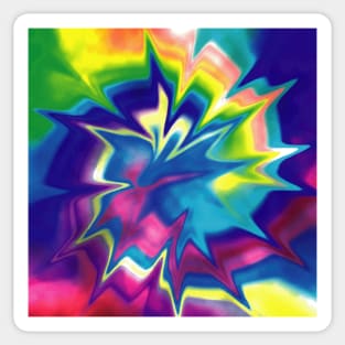 Tie Dye Abstract Artwork Sticker